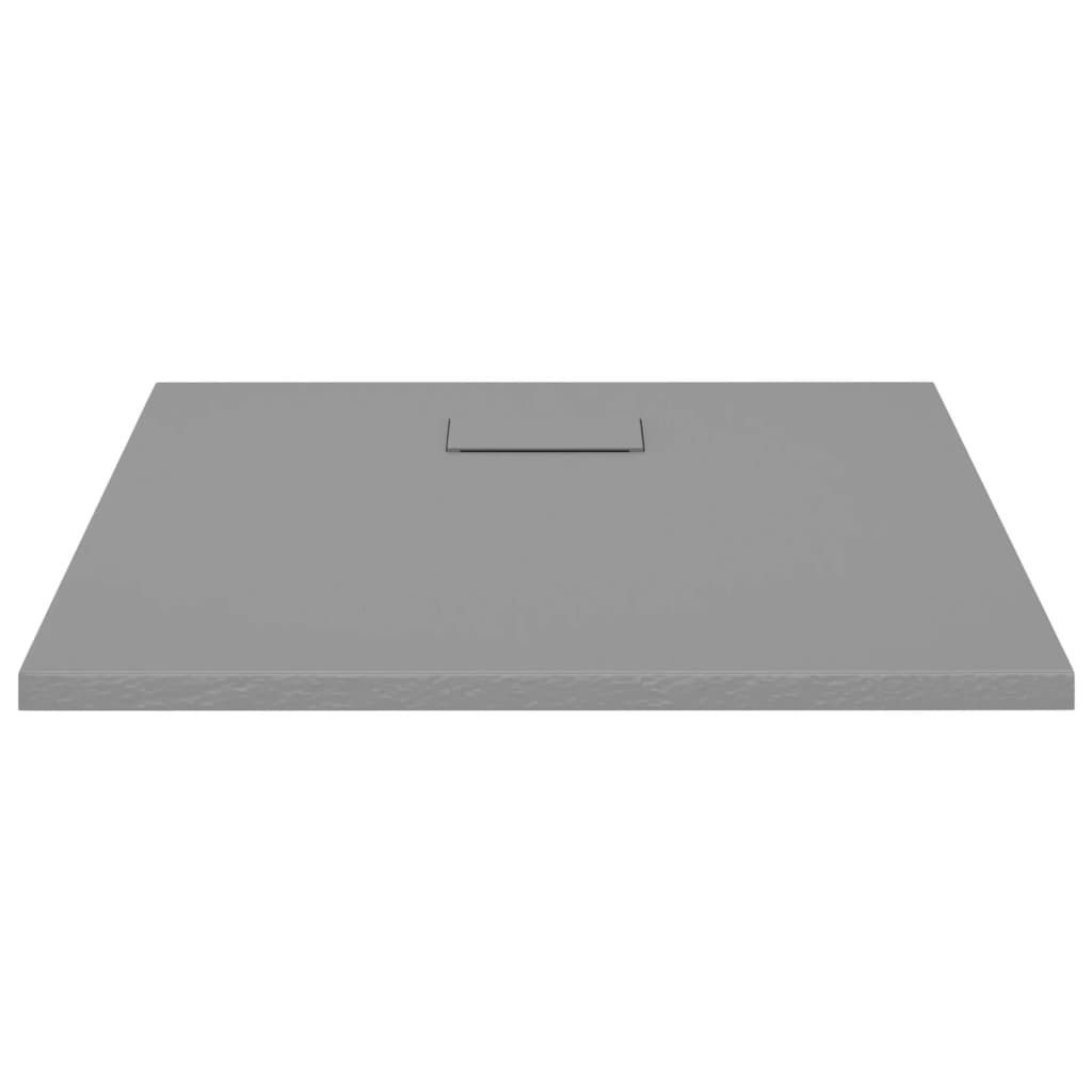 Shower tray SMC grey 90x90 cm