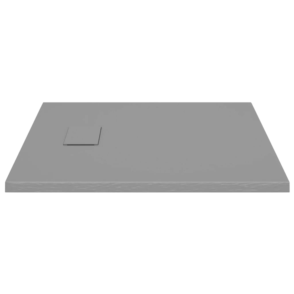 Shower tray SMC grey 90x90 cm