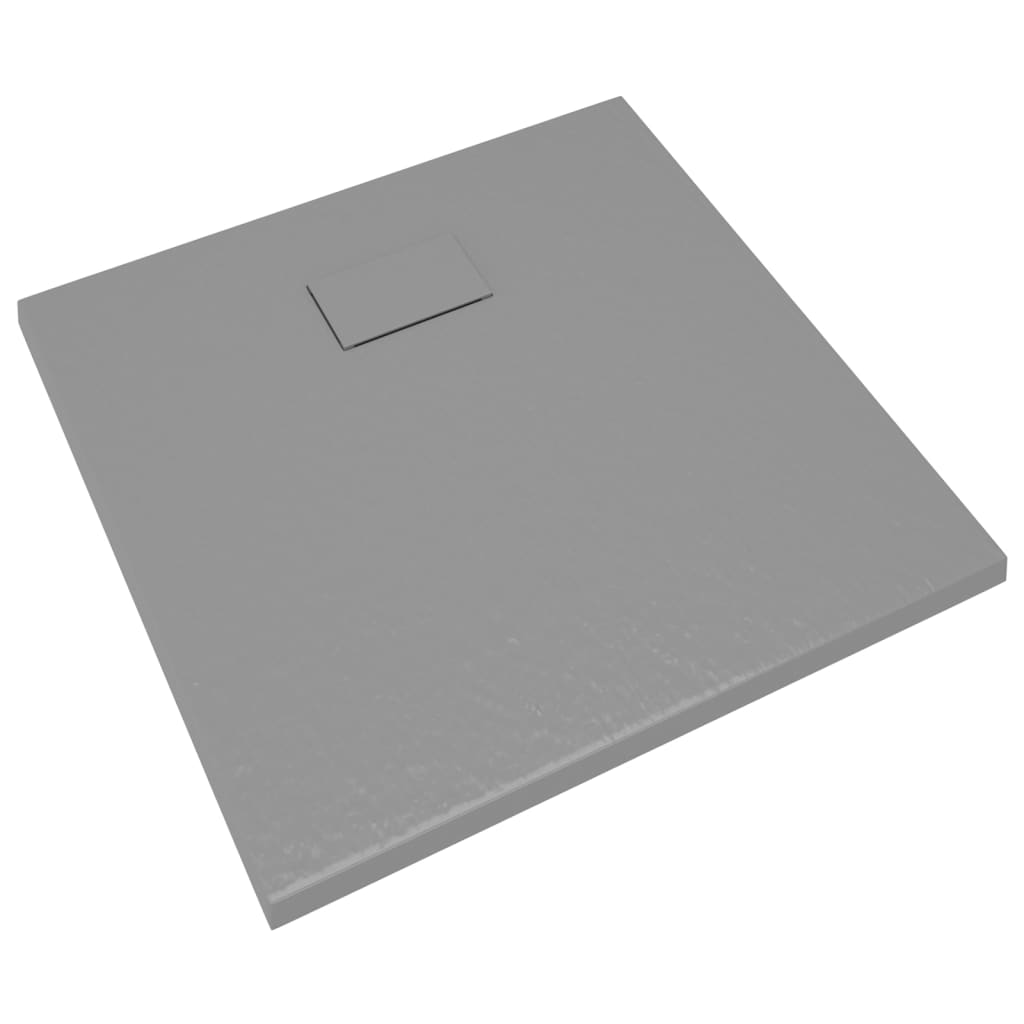 Shower tray SMC grey 90x90 cm