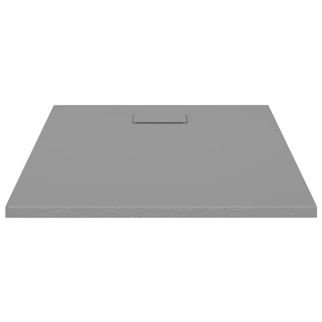 Shower tray SMC grey 100x80 cm