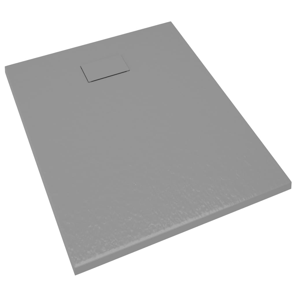 Shower tray SMC grey 100x80 cm