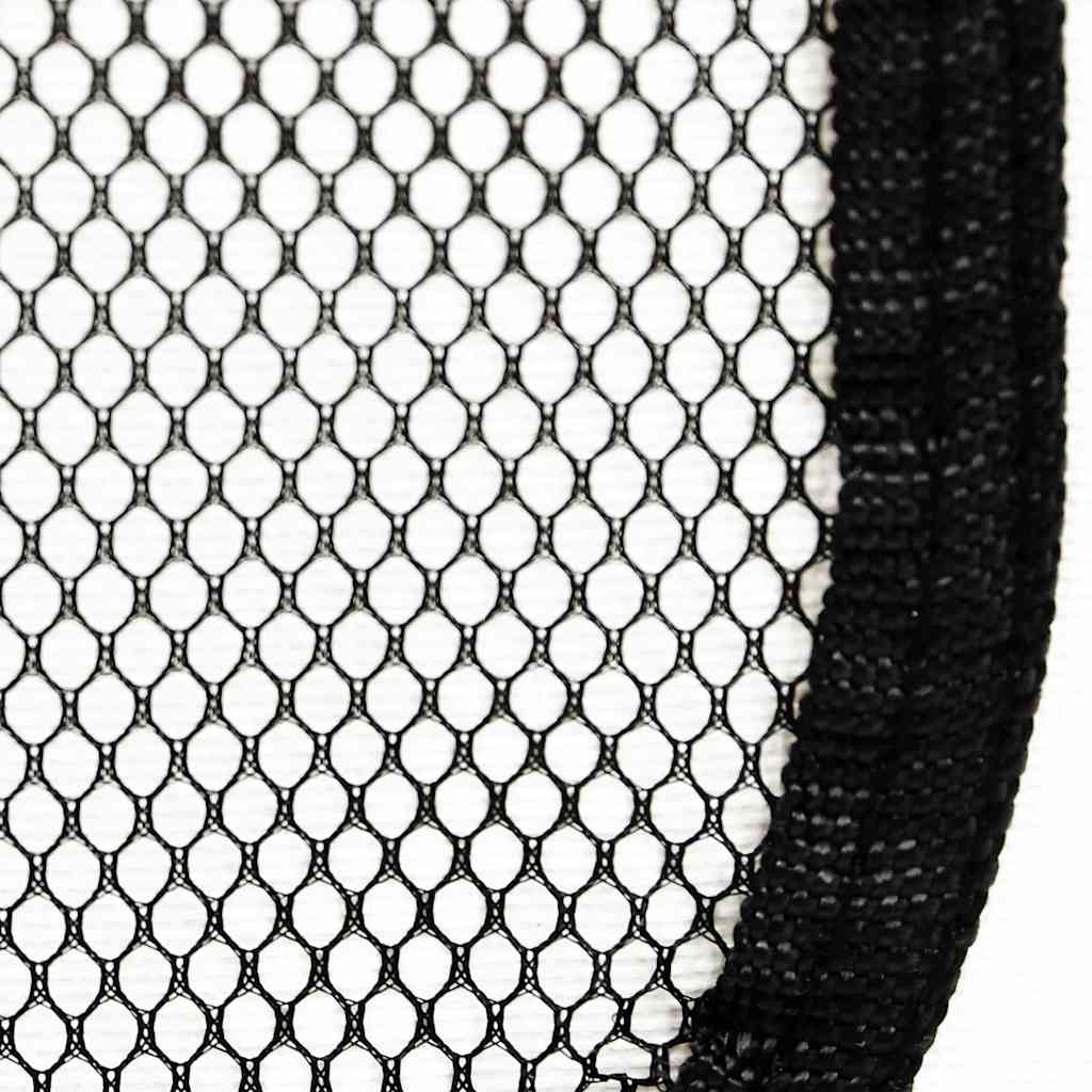 Foldable puppy playpen with carrying bag, black, 90 x 90 x 58 cm