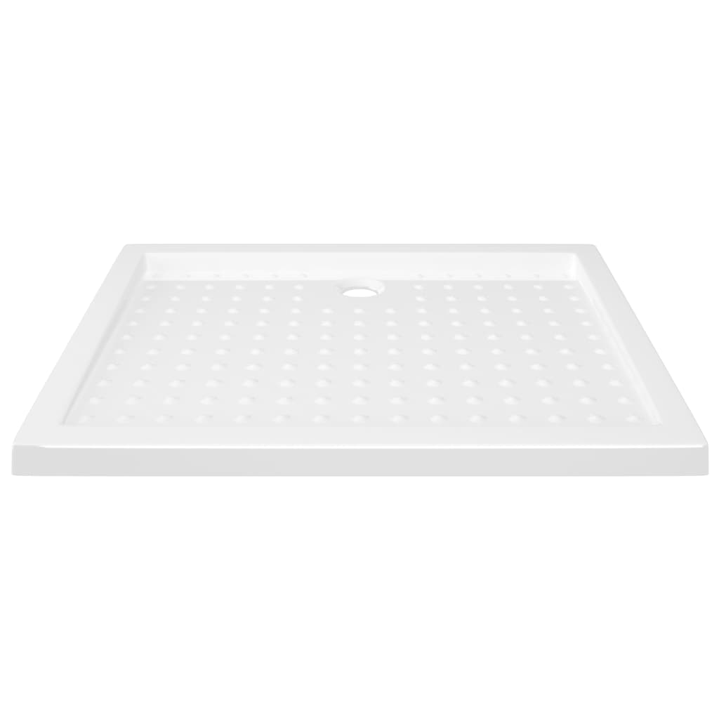Shower tray anti-slip white 90x70x4 cm ABS
