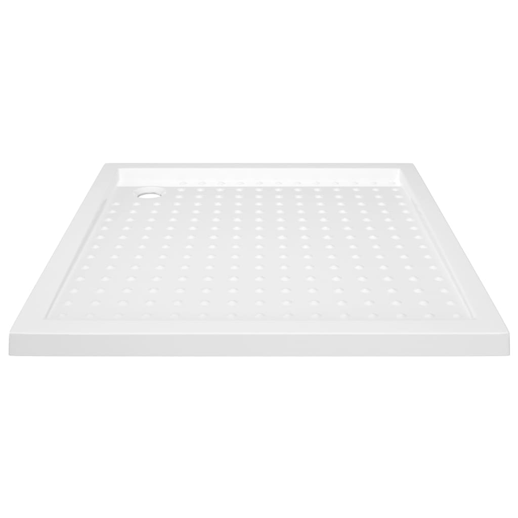 Duschwanne Anti-Rutsch Weiß 90x90x4 cm ABS