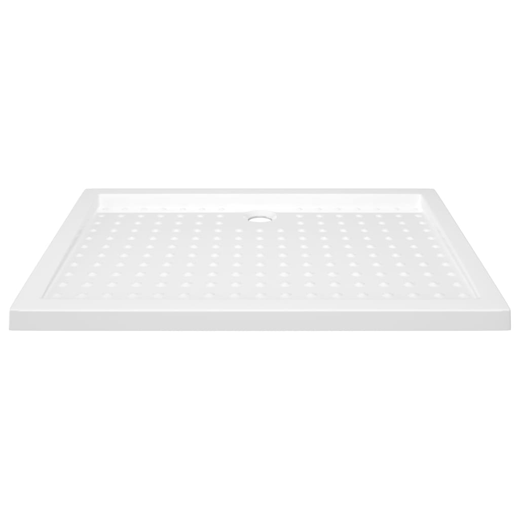 Shower tray anti-slip white 70x100x4 cm ABS