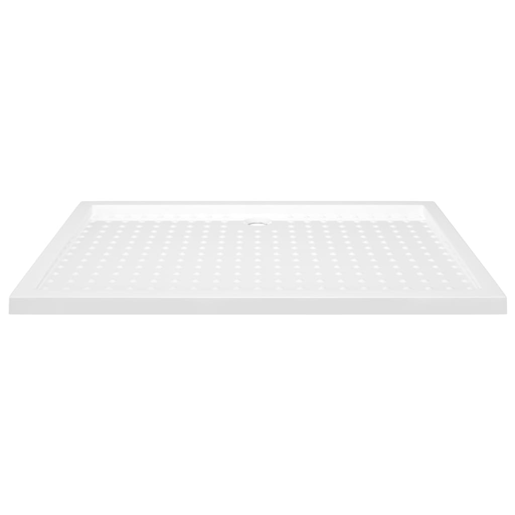 Shower tray anti-slip white 80x120x4 cm ABS