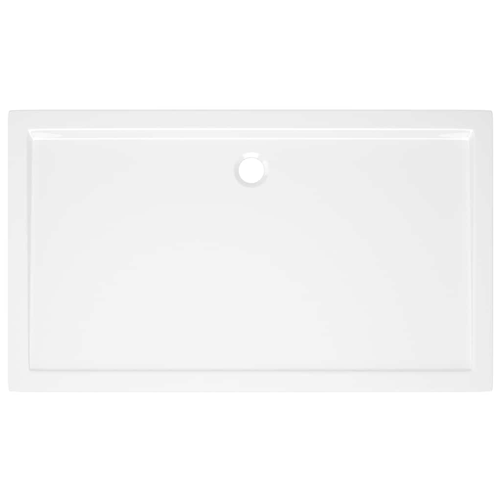 Duschtasse ABS Rechteckig Weiß 70x120 cm