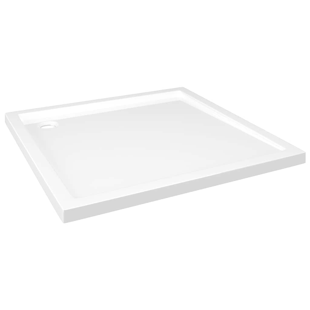 Shower tray ABS square white 80x80 cm