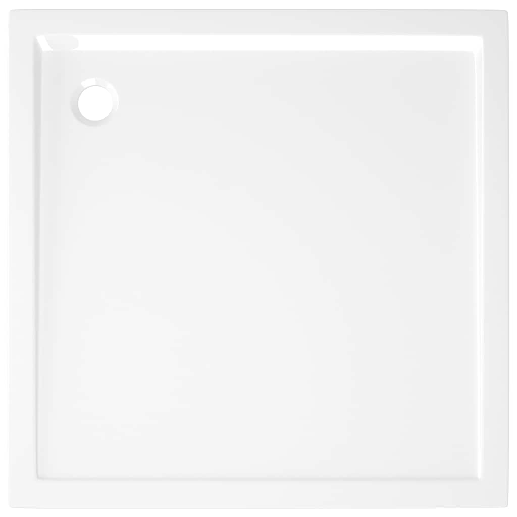 Shower tray ABS square white 80x80 cm