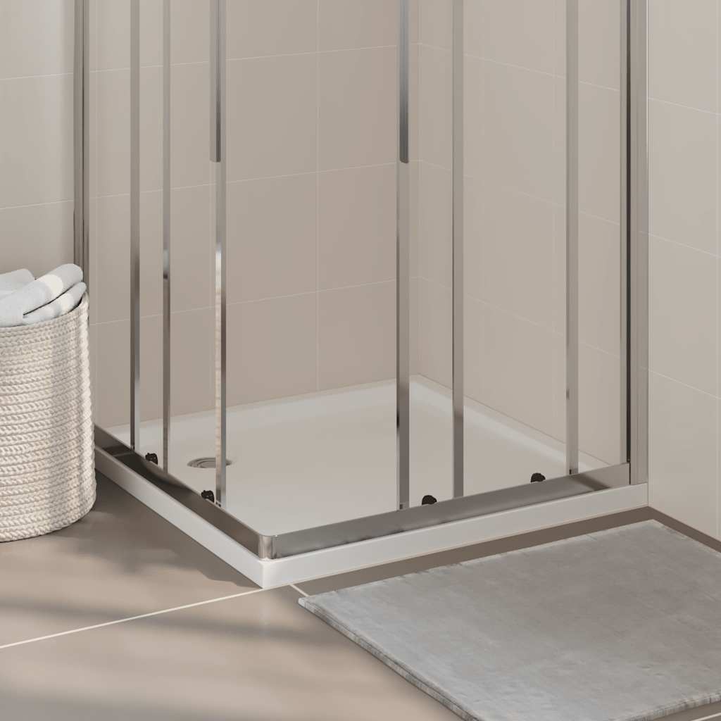 Shower tray ABS square white 80x80 cm