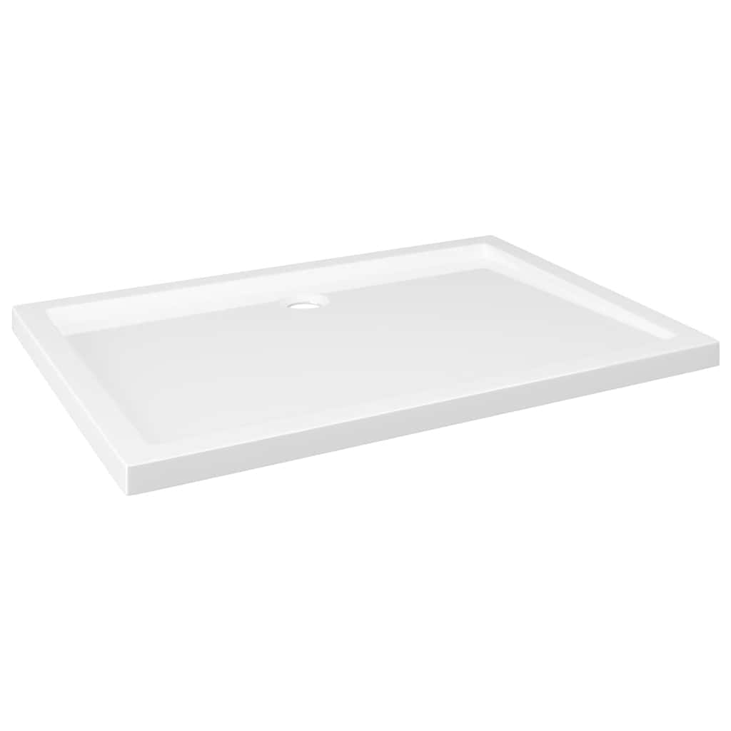Shower tray ABS rectangular white 80x110 cm