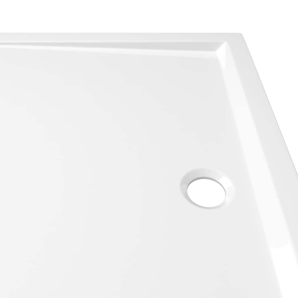 Duschtasse ABS Rechteckig Weiß 80x110 cm