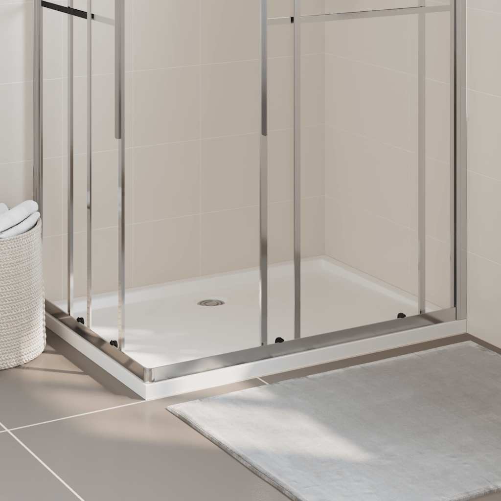 Shower tray ABS rectangular white 80x110 cm
