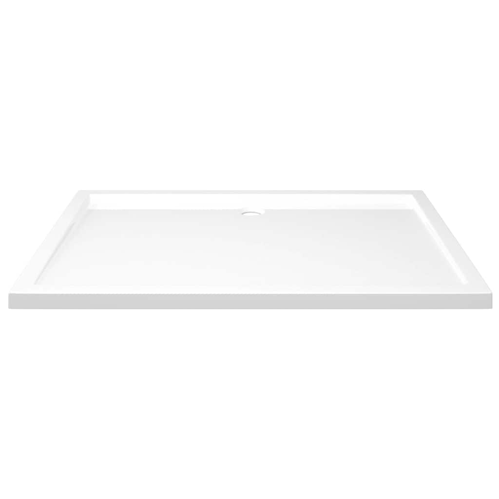 Shower tray ABS rectangular white 80x120 cm