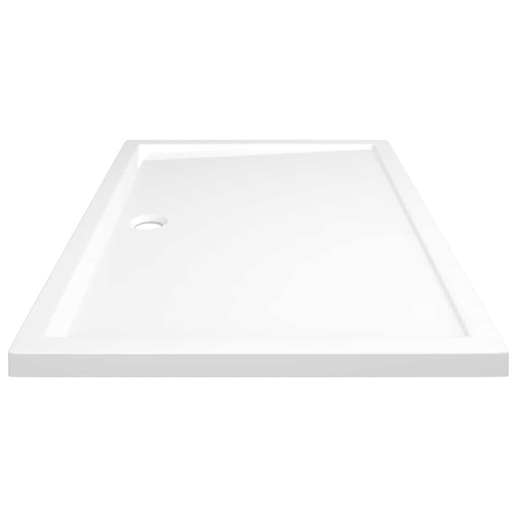 Shower tray ABS rectangular white 80x120 cm