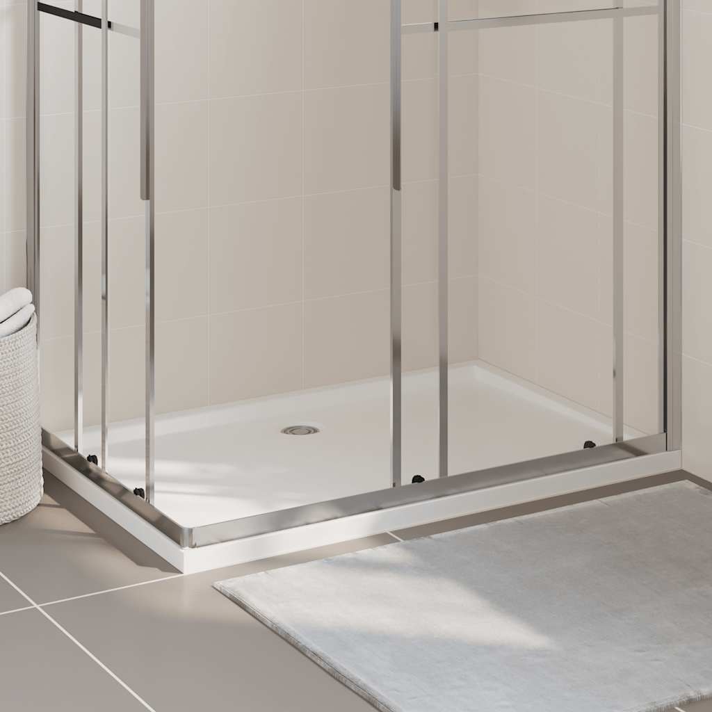 Shower tray ABS rectangular white 80x120 cm