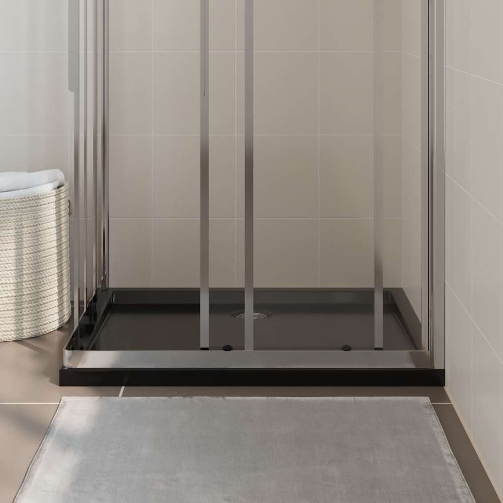 Duschtasse ABS Rechteckig Schwarz 70x90 cm