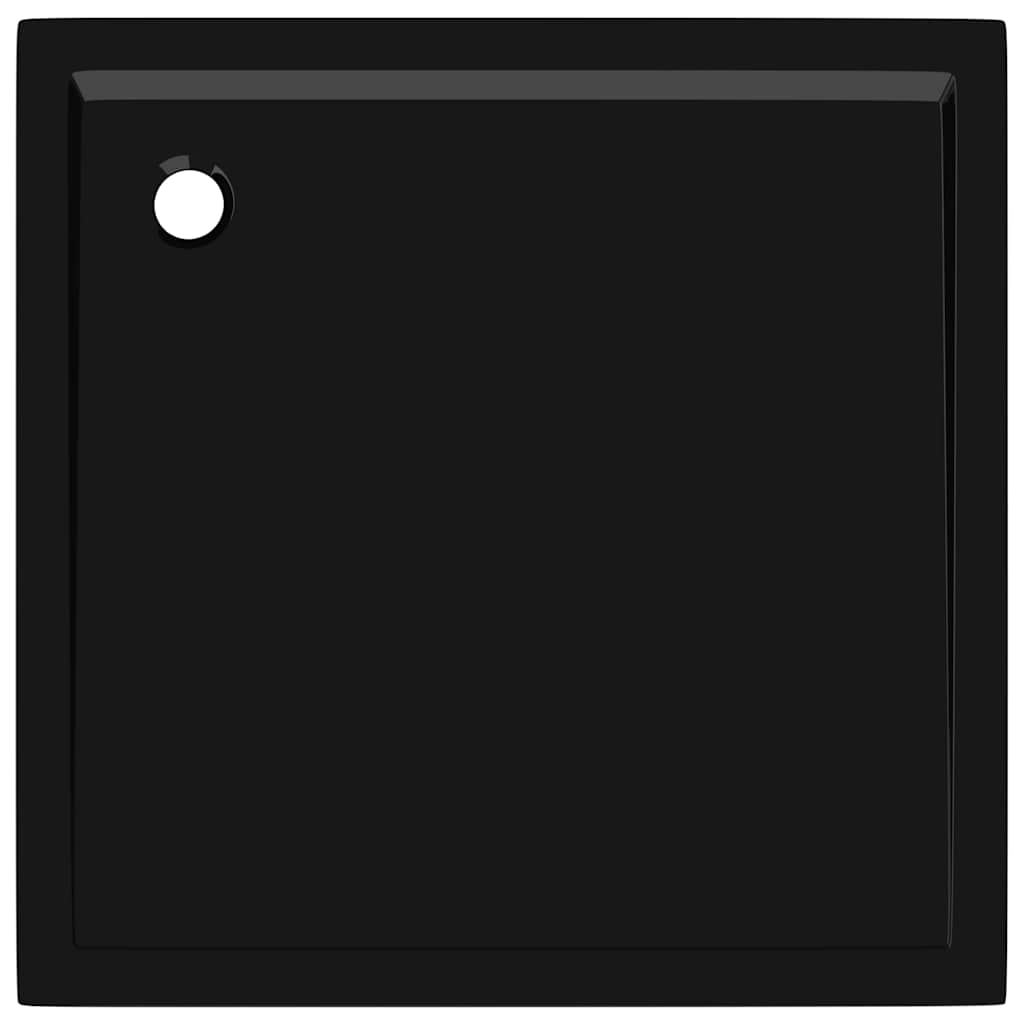 Duschtasse ABS Quadratisch Schwarz 90x90 cm