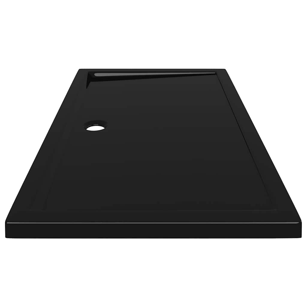 Shower tray ABS rectangular black 70x120 cm