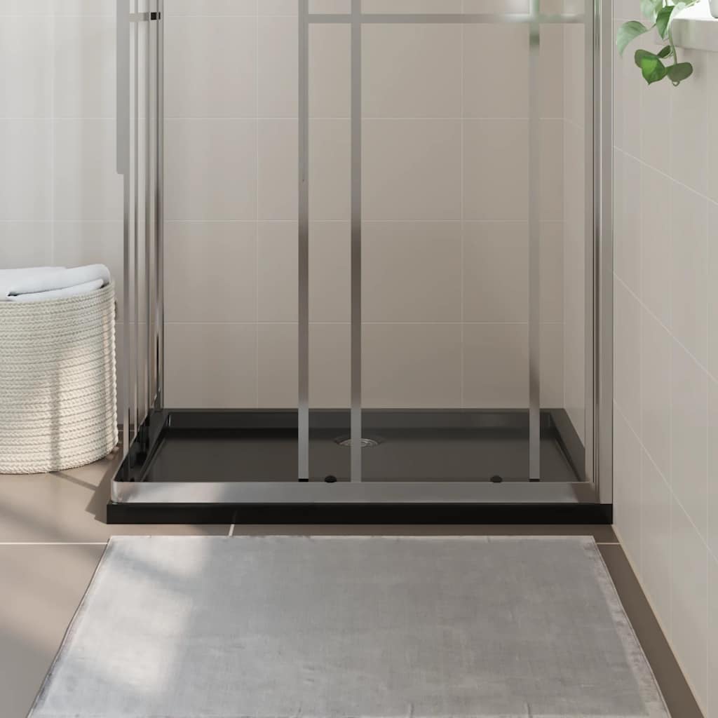 Duschtasse ABS Rechteckig Schwarz 70x100 cm