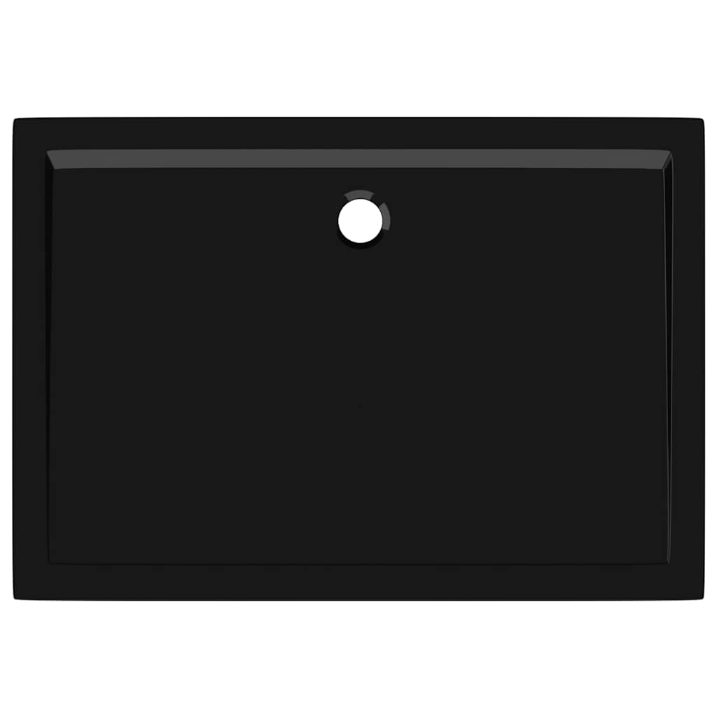 Duschtasse ABS Rechteckig Schwarz 70x100 cm