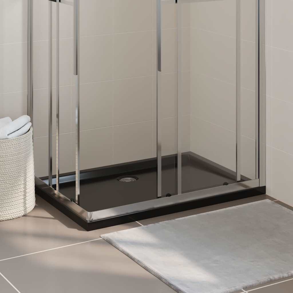 Duschtasse ABS Rechteckig Schwarz 70x100 cm