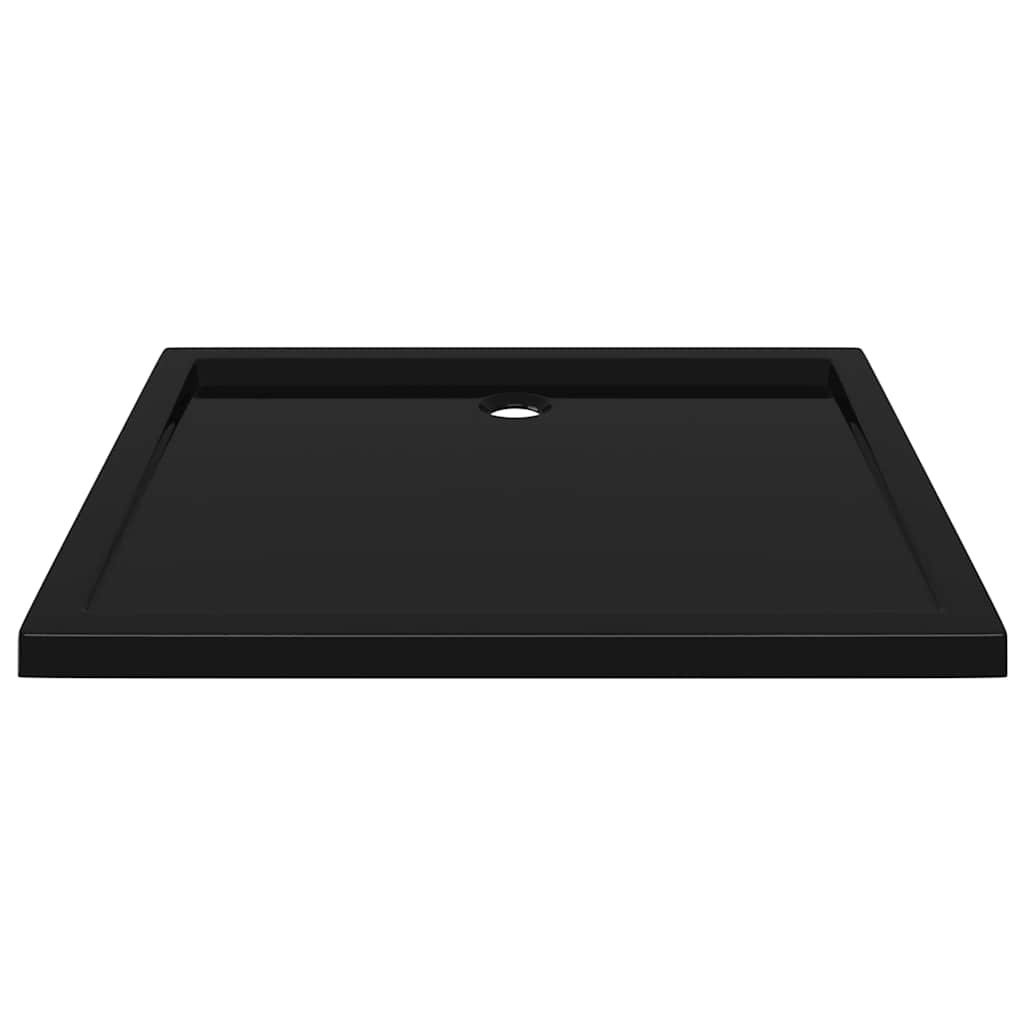Duschtasse ABS Rechteckig Schwarz 80x90 cm