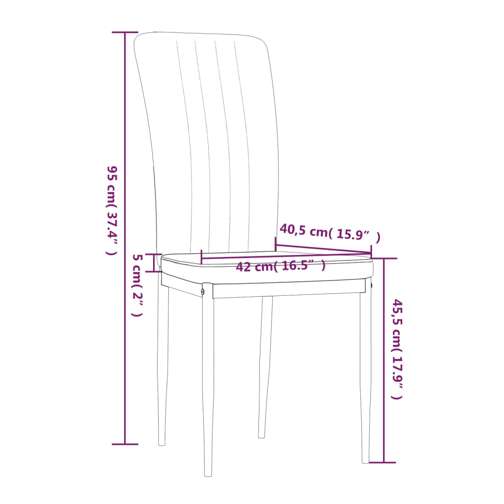 Dining Chairs 2 pcs. Pink Velvet