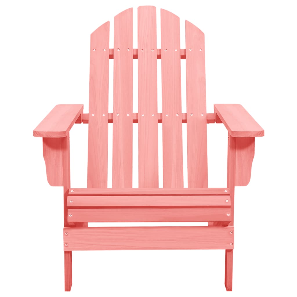 Adirondack garden chair solid fir pink