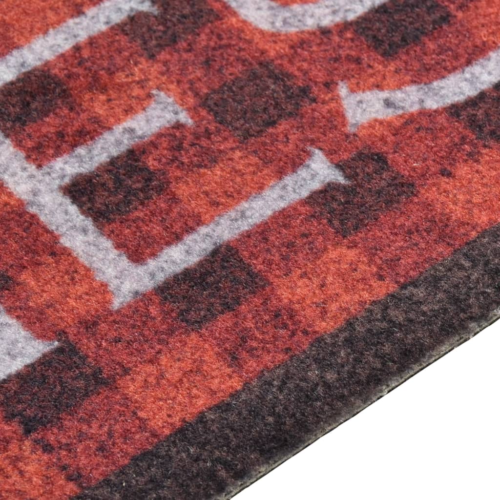 Washable kitchen rug tomatoes 60x300 cm