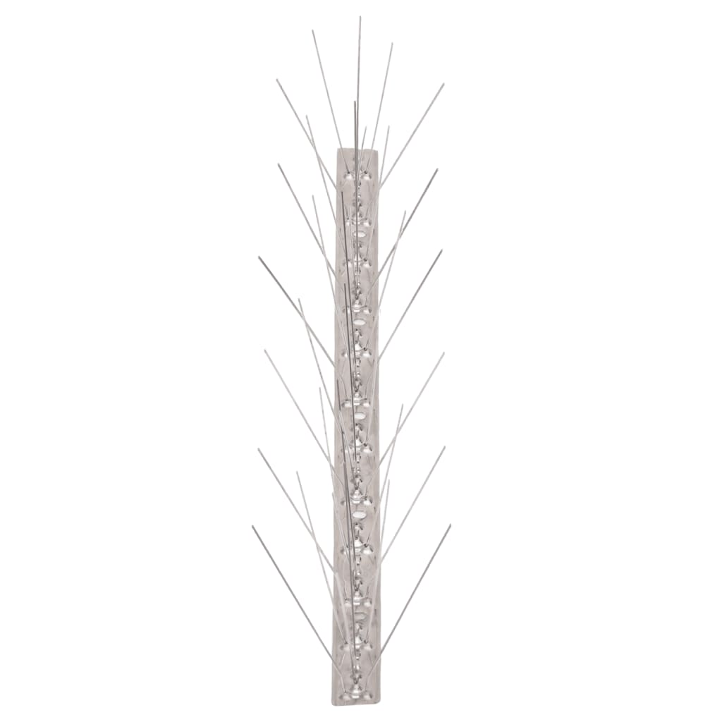 40-piece pigeon repellent spike set, stainless steel, 20 m, 5 rows