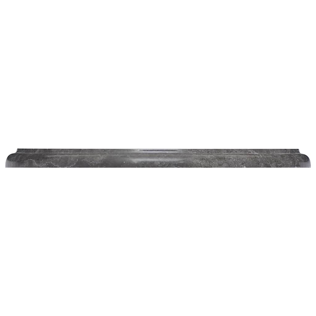 Tischplatte Schwarz Ø40x2,5 cm Marmor