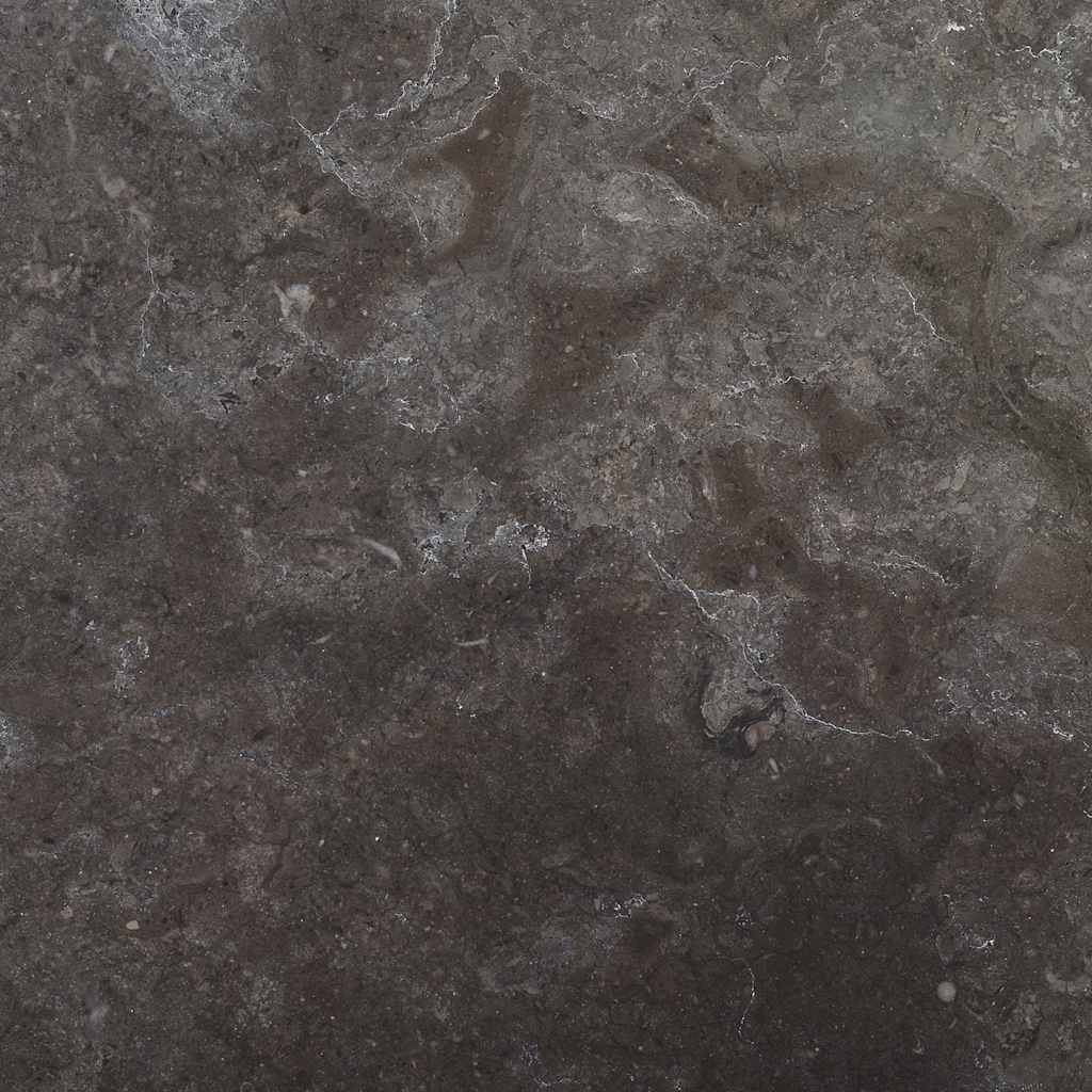 Tischplatte Schwarz Ø40x2,5 cm Marmor
