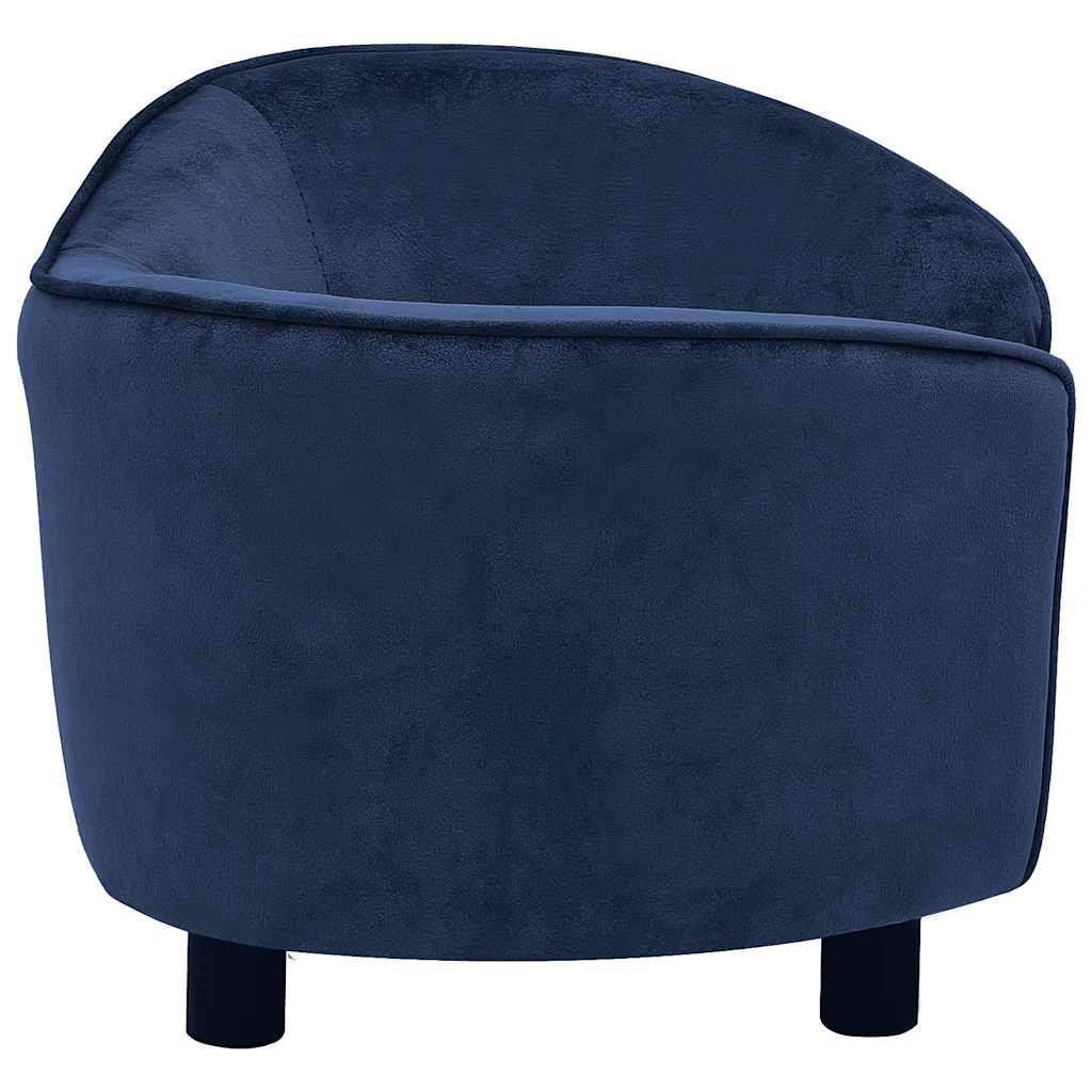 Dog sofa blue 69x49x40 cm plush