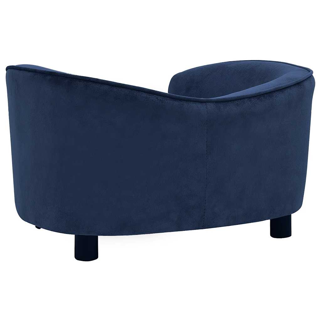 Dog sofa blue 69x49x40 cm plush