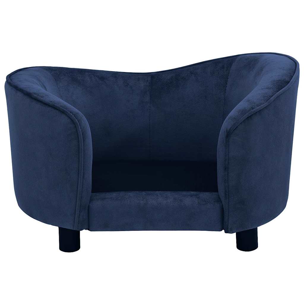 Dog sofa blue 69x49x40 cm plush