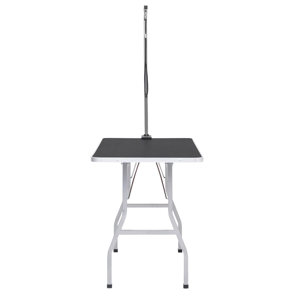 Adjustable grooming table for dogs with 1 loop