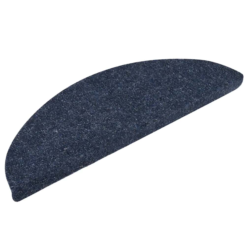 Self-adhesive stair mats 10 pcs. Blue 56x17x3 cm needle felt