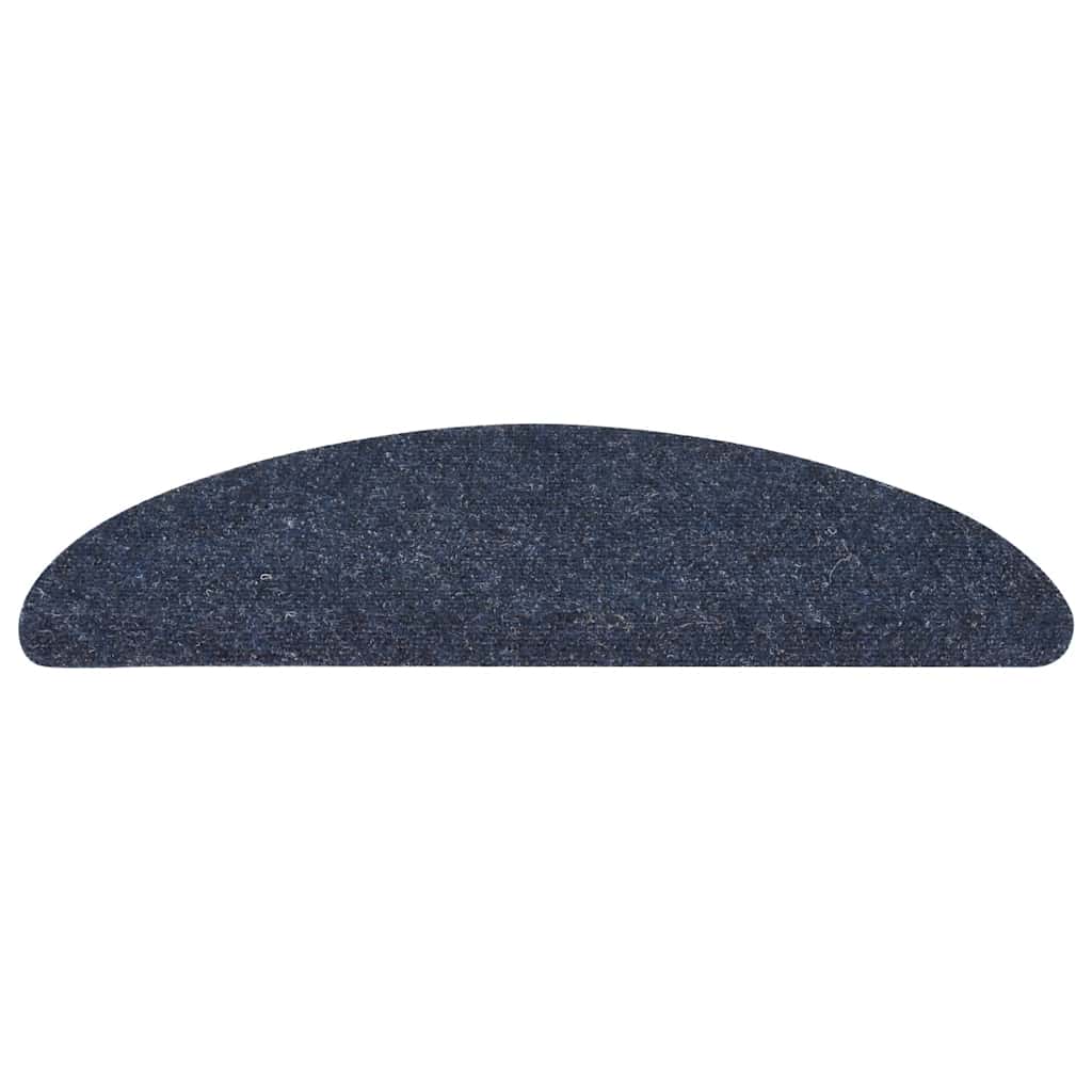 Self-adhesive stair mats 10 pcs. Blue 56x17x3 cm needle felt