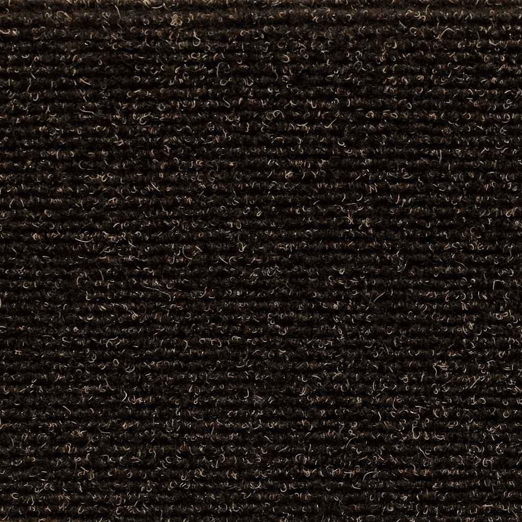 Stufenmatten Selbstklebend 5 Stk. 56x17x3 cm Dunkelbraun Halbrund