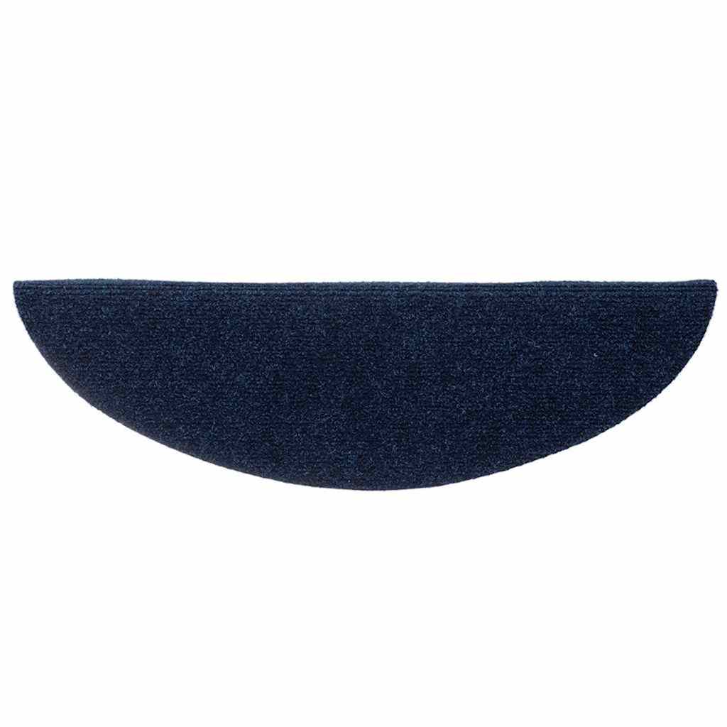Self-adhesive stair mats, 5 pieces, navy blue, 56 x 17 x 3 cm