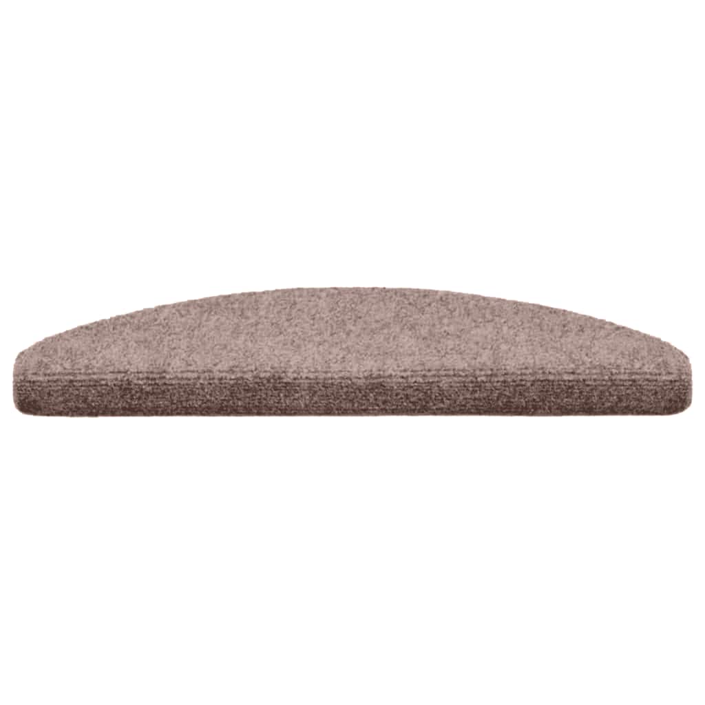 Stufenmatten Selbstklebend 10 Stk. 65x21x4 cm Hellbraun Halbrund Groß
