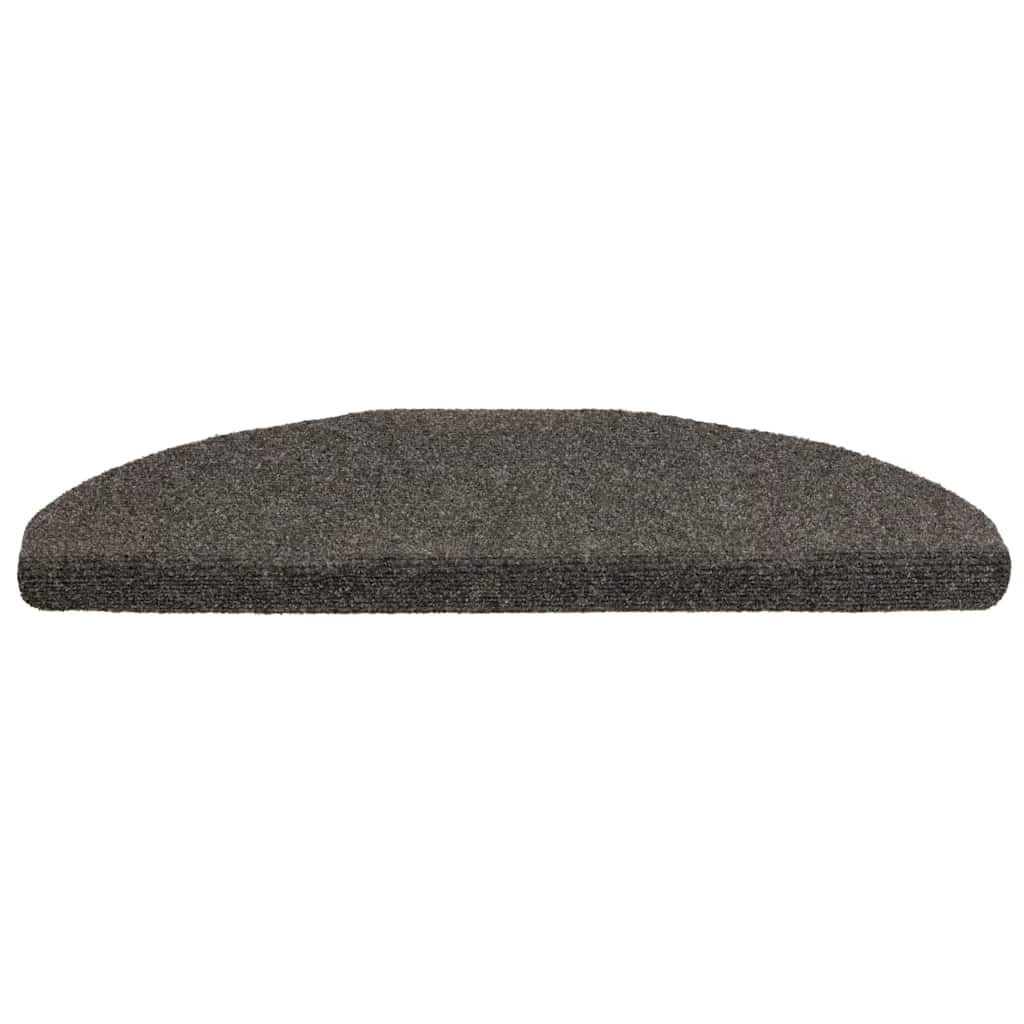 Stufenmatten Selbstklebend 5 Stk. 65x21x4 cm Anthrazit Halbrund Groß