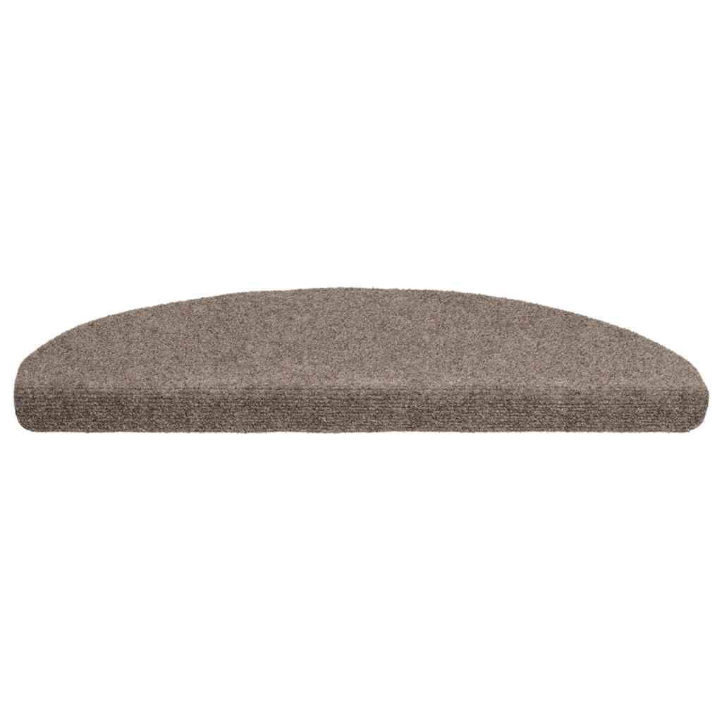 Stufenmatten Selbstklebend 5 Stk. 65x21x4 cm Beige Halbrund Groß