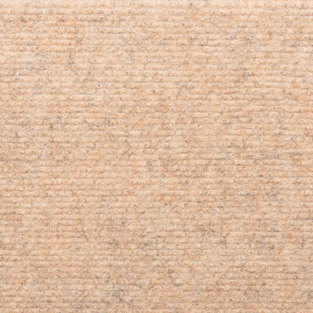 Stair mats 5 pcs. Brown 65x21x4 cm needle felt