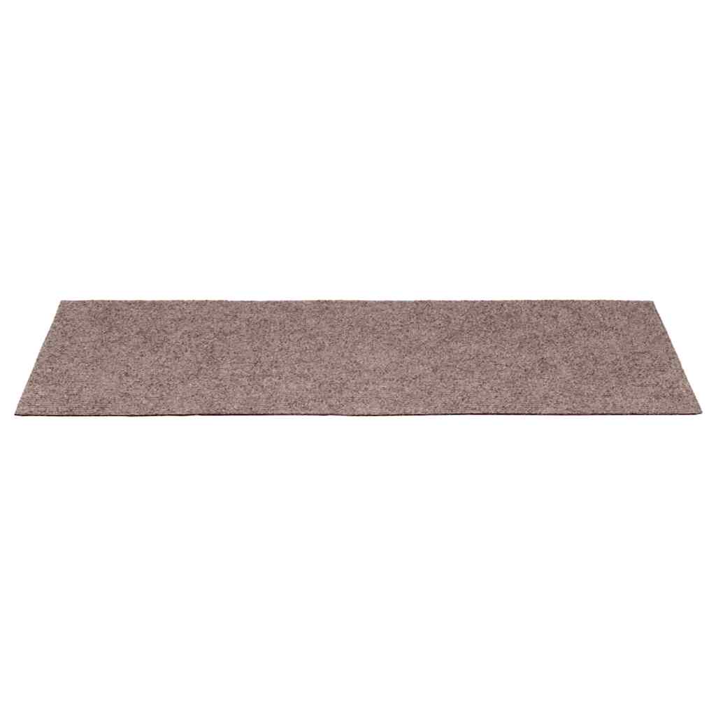 Stufenmatten Selbstklebend 10 Stk. 65x21x4 cm Creme Rechteckiger Rand