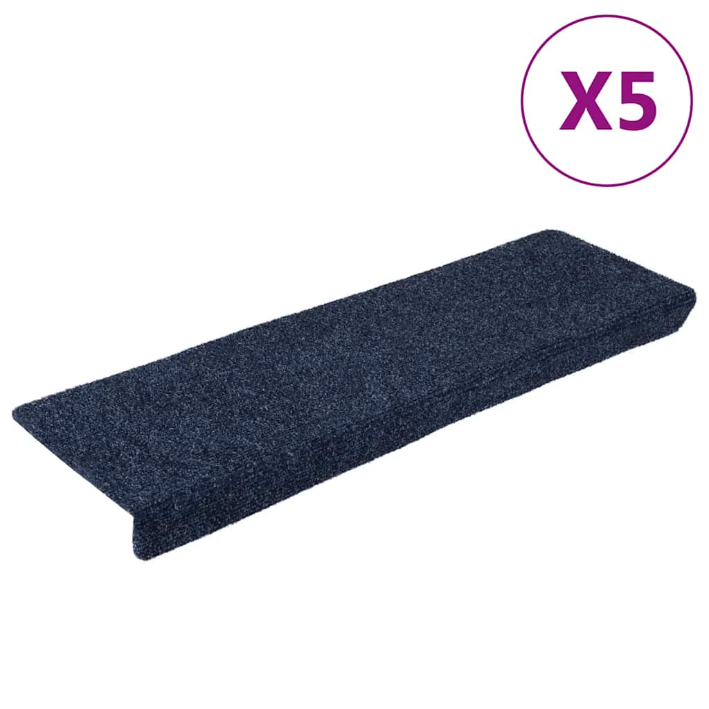 Stair mats 5 pcs. Needle felt 65x21x4 cm anthracite