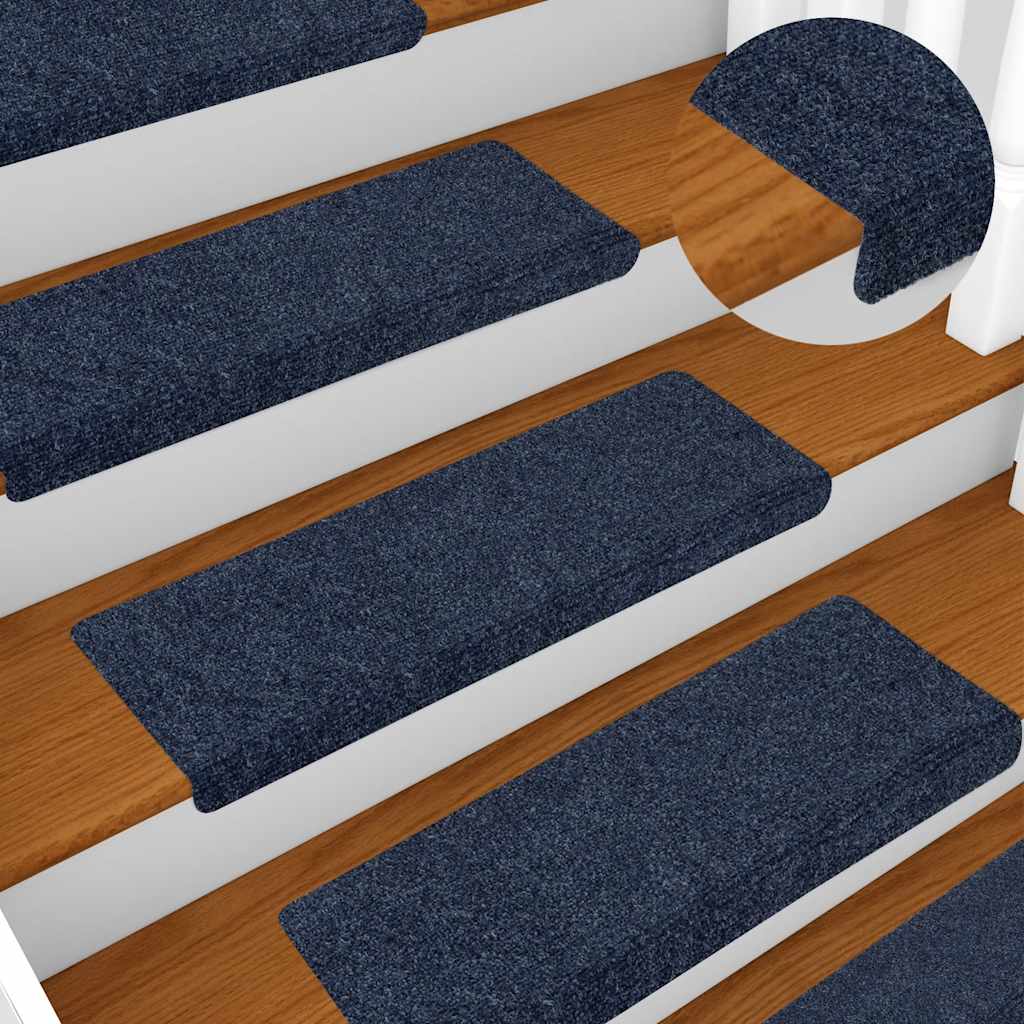 Stair mats 5 pcs. Needle felt 65x21x4 cm anthracite