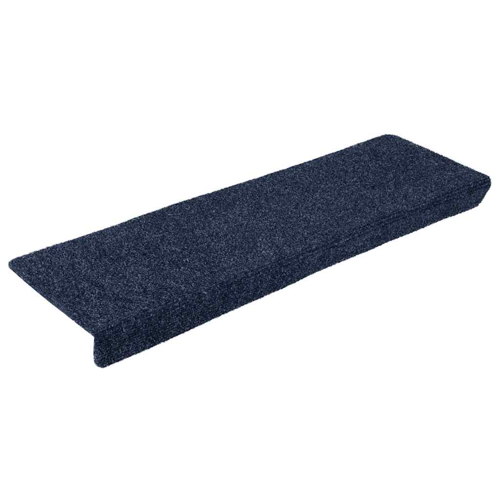 Stair mats 10 pcs. Anthracite 65x21x4 cm needle felt