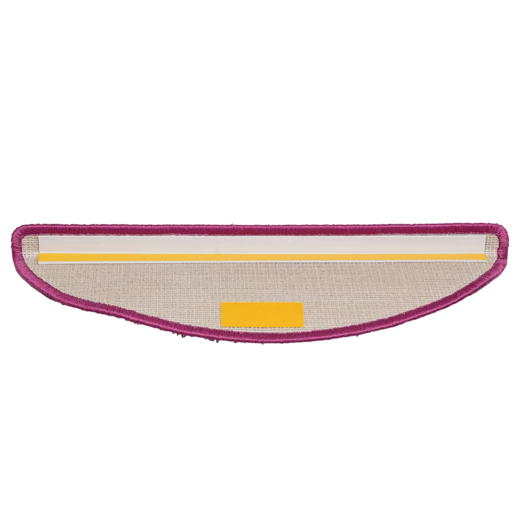 Stufenmatten 10 Stk. 56x17x3 cm Violett Halbrund
